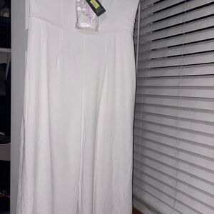 Elegant White Women's Dress